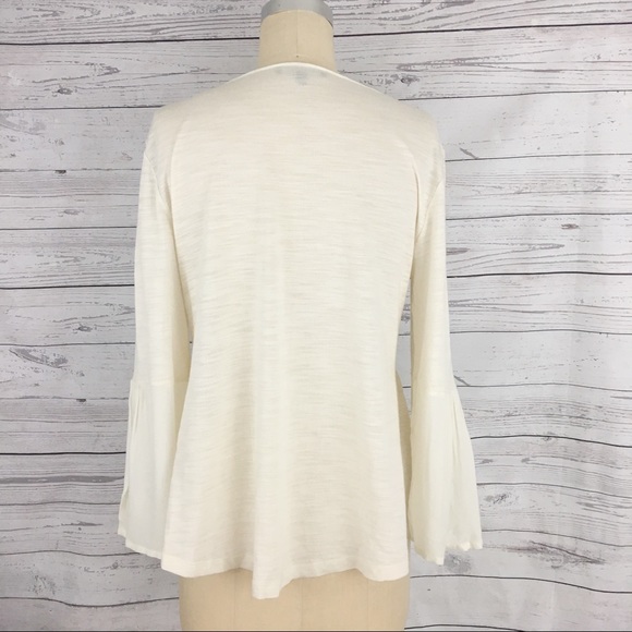 Sanctuary long sleeve peasant blouse top - Picture 4 of 7